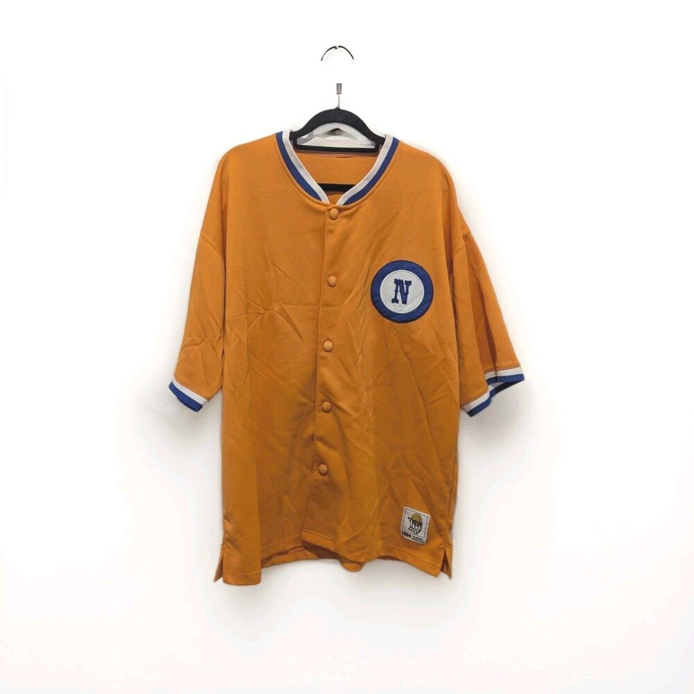 Vintage 90s Y2K NBA Jersey Orange Patch 94 PJ Mark Athletic Basketball Blokecore